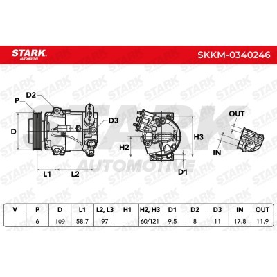 Compressor, Air Conditioning SKKM-0340246 - photo 6