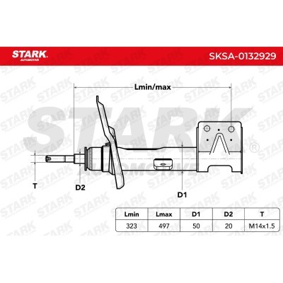 Shock Absorber Stark SKSA-0131823 SKSA-0131823 - photo 3