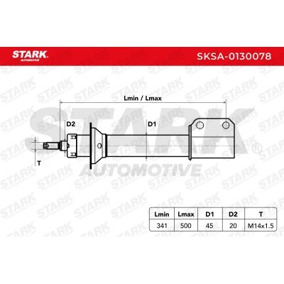 Shock Absorber Stark SKSA-0130078 SKSA-0130078 - photo 9