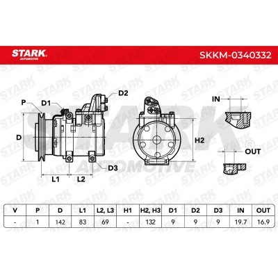 Compressor, Air Conditioning SKKM-0340332 - photo 6