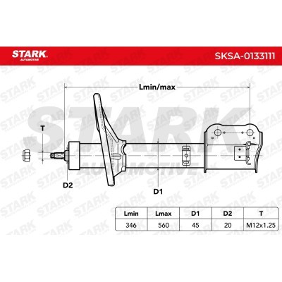 Shock Absorber Stark SKSA-0133111 SKSA-0133111 - photo 6