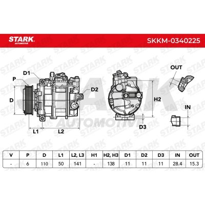 Compressor, Air Conditioning SKKM-0340225 - photo 8