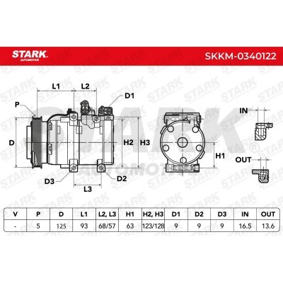 Compressor, Air Conditioning SKKM-0340122 - photo 8