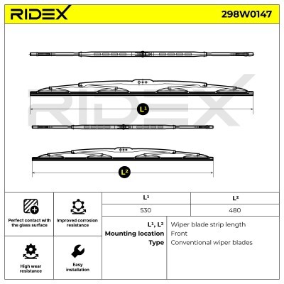 Wiper Blade RIDEX 298W0147 298W0147 - photo 4
