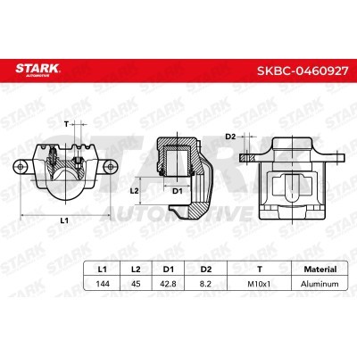 Brake Caliper Stark SKBC-0460927 SKBC-0460927 - photo 6