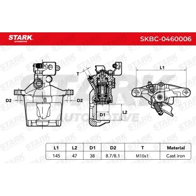 Brake Caliper Stark SKBC-0460006 SKBC-0460006 - photo 3