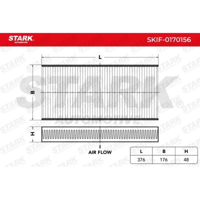 Cabin Air Filter Stark SKIF-0170156 SKIF-0170156 - photo 3