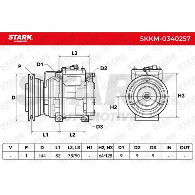 Compressor, Air Conditioning SKKM-0340257 - photo 5