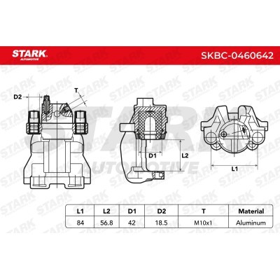 Brake Caliper Stark SKBC-0460642 SKBC-0460642 - photo 5