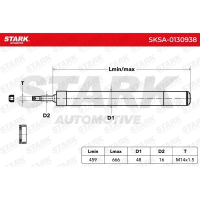 Shock Absorber Stark SKSA-0130938 SKSA-0130938 - photo 3