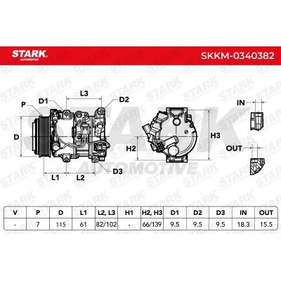 Compressor, Air Conditioning SKKM-0340382 - photo 7