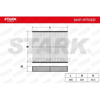 Cabin Air Filter Stark SKIF-0170321 SKIF-0170321 - photo 2