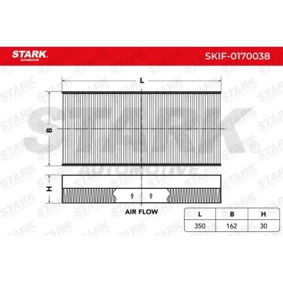 Cabin Air Filter Stark SKIF-0170038 SKIF-0170038 - photo 3