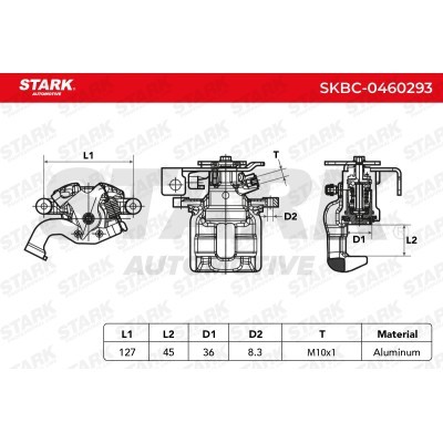 Brake Caliper Stark SKBC-0460293 SKBC-0460293 - photo 4