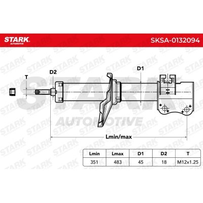 Shock Absorber Stark SKSA-0132094 SKSA-0132094 - photo 9