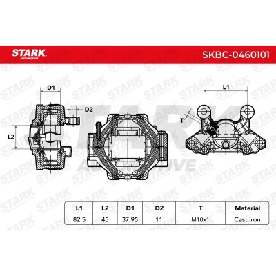 Brake Caliper Stark SKBC-0460101 SKBC-0460101 - photo 7