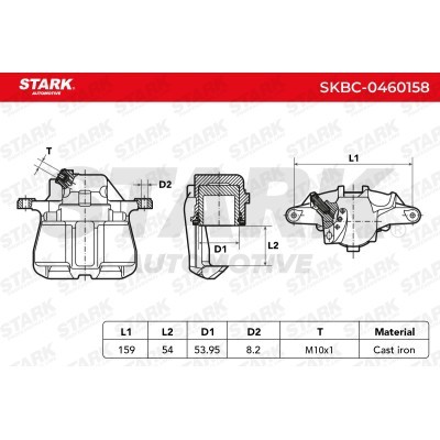 Brake Caliper Stark SKBC-0460158 SKBC-0460158 - photo 5