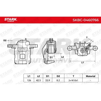 Brake Caliper Stark SKBC-0460766 SKBC-0460766 - photo 6