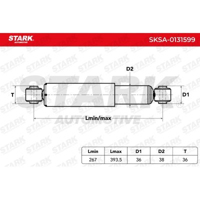 Shock Absorber Stark SKSA-0131599 SKSA-0131599 - photo 3