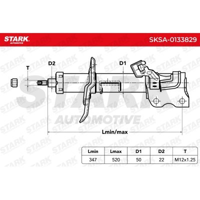 Shock Absorber Stark SKSA-0133829 SKSA-0133829 - photo 2