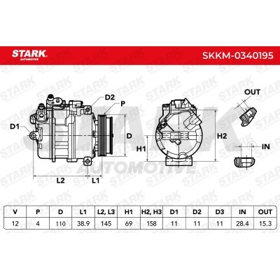 Compressor, Air Conditioning SKKM-0340195 - photo 5