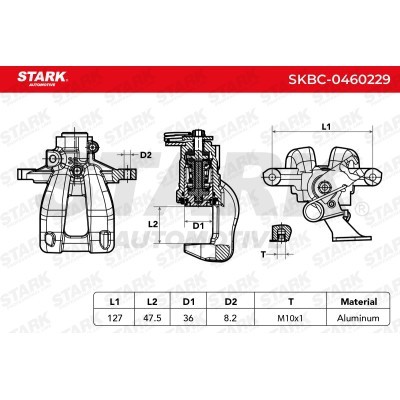 Brake Caliper Stark SKBC-0460229 SKBC-0460229 - photo 6