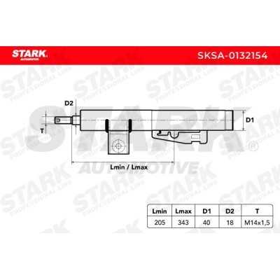 Shock Absorber Stark SKSA-0132154 SKSA-0132154 - photo 10