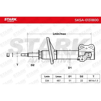 Shock Absorber Stark SKSA-0131800 SKSA-0131800 - photo 3