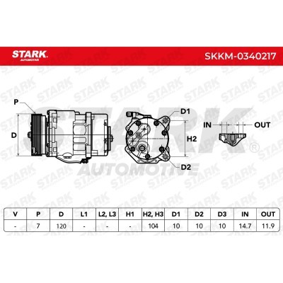 Compressor, Air Conditioning SKKM-0340217 - photo 5