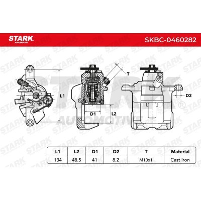 Brake Caliper Stark SKBC-0460282 SKBC-0460282 - photo 5