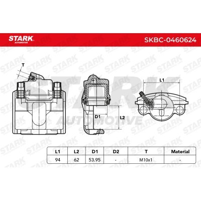 Brake Caliper Stark SKBC-0460624 SKBC-0460624 - photo 5