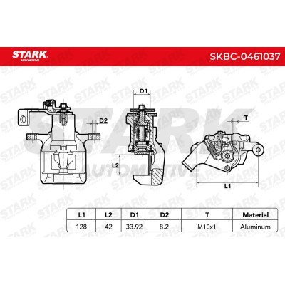 Brake Caliper Stark SKBC-0461037 SKBC-0461037 - photo 6