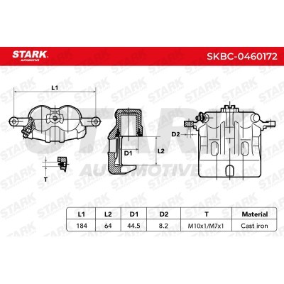 Brake Caliper Stark SKBC-0460172 SKBC-0460172 - photo 6