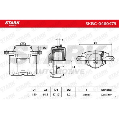 Brake Caliper Stark SKBC-0460479 SKBC-0460479 - photo 6