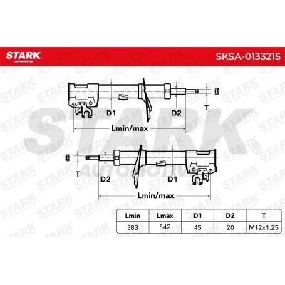 Shock Absorber Stark SKSA-0133215 SKSA-0133215 - photo 4