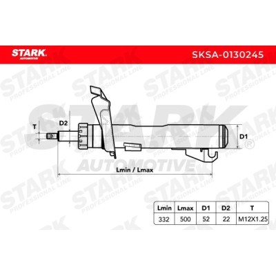 Shock Absorber Stark SKSA-0130245 SKSA-0130245 - photo 3