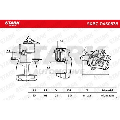 Brake Caliper Stark SKBC-0460838 SKBC-0460838 - photo 6