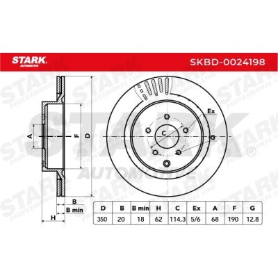 Brake Disc Stark SKBD-0024198 SKBD-0024198 - photo 5