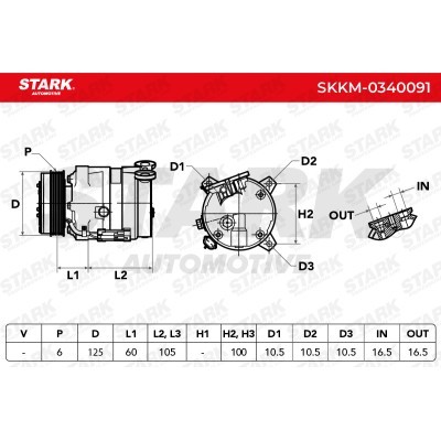 Compressor, Air Conditioning SKKM-0340091 - photo 6
