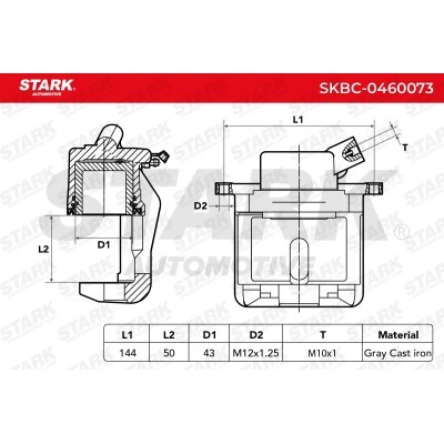 Brake Caliper Stark SKBC-0460073 SKBC-0460073 - photo 3