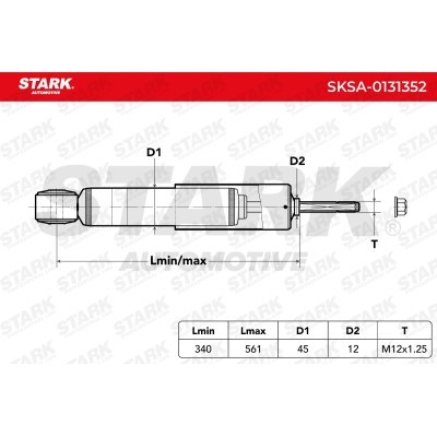 Shock Absorber Stark SKSA-0131352 SKSA-0131352 - photo 3