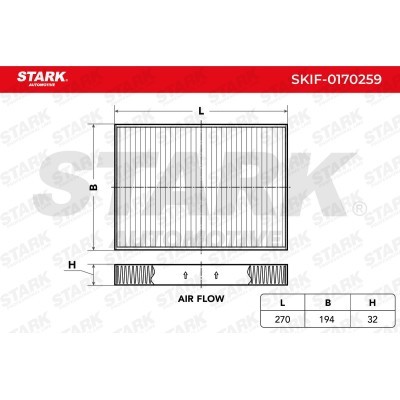 Cabin Air Filter Stark SKIF-0170259 SKIF-0170259 - photo 2