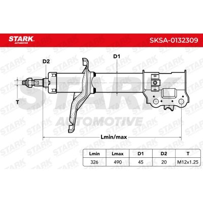 Shock Absorber Stark SKSA-0132309 SKSA-0132309 - photo 3