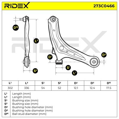 Control Arm RIDEX 273C0466 273C0466 - photo 6