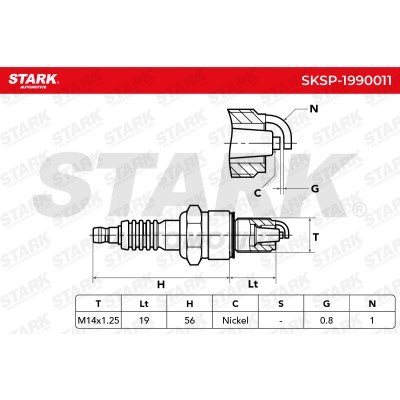 Spark Plug Stark SKSP-1990011 SKSP-1990011 - photo 6