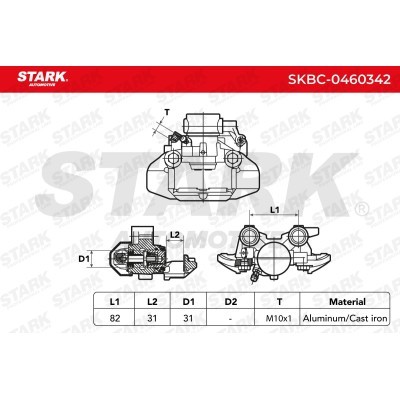 Brake Caliper Stark SKBC-0460342 SKBC-0460342 - photo 6