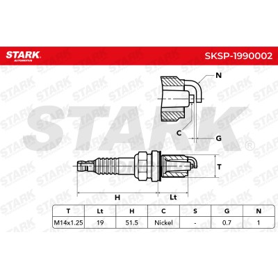 Spark Plug Stark SKSP-1990002 SKSP-1990002 - photo 11