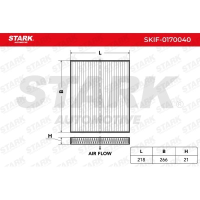Cabin Air Filter Stark SKIF-0170040 SKIF-0170040 - photo 3