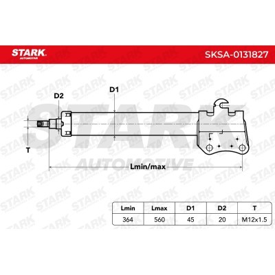 Shock Absorber Stark SKSA-0131827 SKSA-0131827 - photo 3