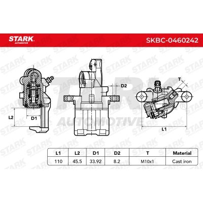Brake Caliper Stark SKBC-0460242 SKBC-0460242 - photo 7